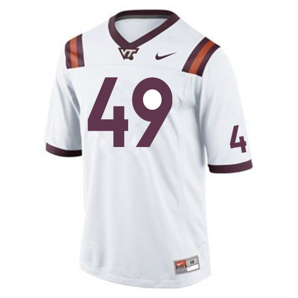 Men #49 Keshon Artis Virginia Tech Hokies College Football Jerseys Sale-Maroon - Click Image to Close